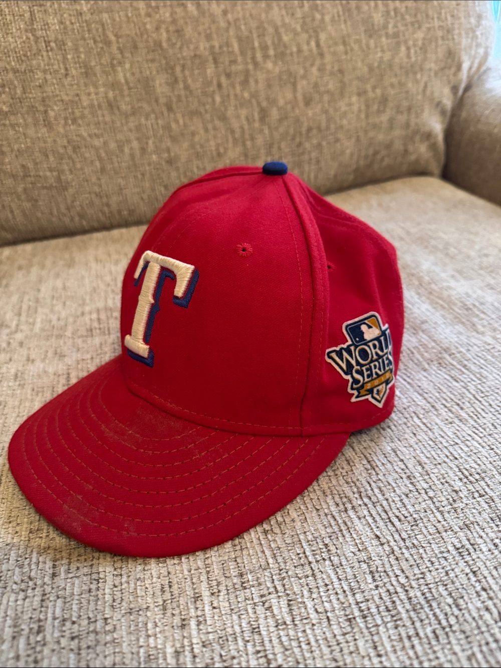 2010 World Series Texas Rangers Cap Size 7